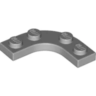 Plate Round Corner 3 x 3 with 2 x 2 Round Cutout