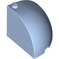 Brick Round Corner 4 x 4 x 3 Quarter Dome Top