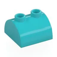 Brick Curved 2 x 2, Two Top Studs