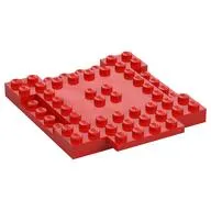 Plate Special 8 x 9 x 2/3 with 1 x 4 Recessed