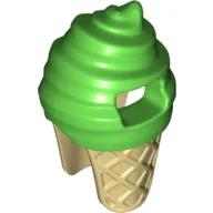 Costume Ice Cream Suit with Tan Cone Pattern