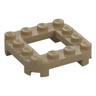 Plate Round Corners 4 x 4 x 2/3 Circle with 2 x 2 Opening