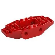 Brick Special 4 x 10 x 1 With 2 Wedges, Pin Holes, 4 x 2 Recessed Center