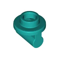 Plate Round 1 x 1 with Hollow Stud and Bar on Underside - Long Space