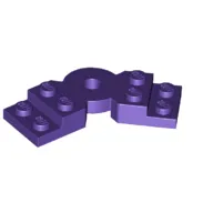 Plate Angled 2 x 2 with Step and Hole in Center