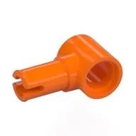 Technic Pin Connector Hub with 1 Pin with Friction Ridges Lengthwise [Square Holes]