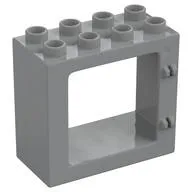 Duplo Door / Window Frame Flat Front Surface, Completely Open Back