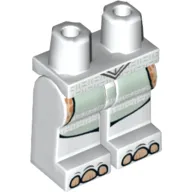 Hips and White Legs with Light Aqua Dress, Cloven Toes Print