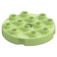 Duplo Plate Round 4 x 4