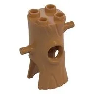Costume Tree Trunk with Branch, Hole for Face