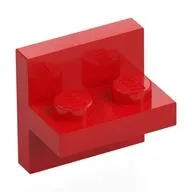 Bracket 2 x 2 with 1 x 2 Vertical Studs