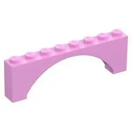 Brick Arch 1 x 8 x 2 Raised