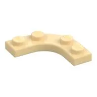 Plate Round Corner 3 x 3 with 2 x 2 Round Cutout