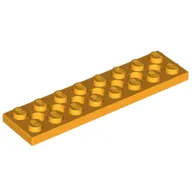 Technic Plate 2 x 8 [7 Holes]