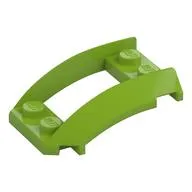 Wheel Arch, Curved Wedge 4 x 3 with 2 x 2 Opening and 4 Studs