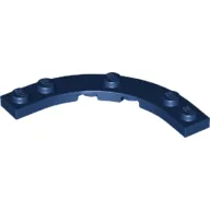 Plate Round Corner 5 x 5 with 4 x 4 Round Cutout
