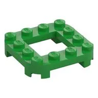 Plate Round Corners 4 x 4 x 2/3 Circle with 2 x 2 Opening