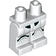 Hips and White Legs with Armor with Black and Gray Trim Print (Stormtrooper)