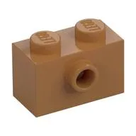 Brick Special 1 x 2 with 1 Center Stud on 1 Side, Bottom Stud Holder