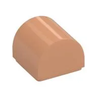 Brick Curved 1 x 1 x 2/3 Double Curved Top, No Studs