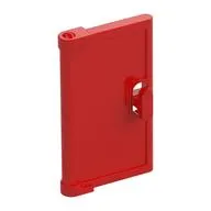 Door for Window Frame 1 x 4 x 3, Semicircular Handle Holes on Back
