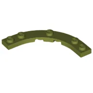 Plate Round Corner 5 x 5 with 4 x 4 Round Cutout