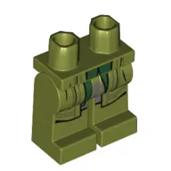 Hips and Olive Green Legs with Olive Green/Dark Green Robes print