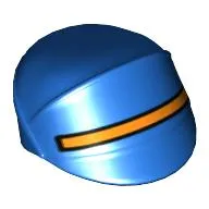 Hat / Cap Imperial Officer with Orange Stripe Print