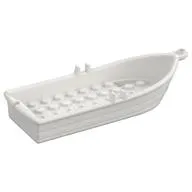 Boat / Rowing Boat 14 x 5 x 2 with Oarlocks [No Hollow Inside Studs]