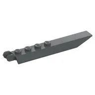 Hinge Plate 1 x 8 Locking with Angled Side Extensions, Squared Plate Underside, 7 Teeth
