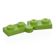 Hinge Plate 1 x 4 Swivel Top / Base - Hollow Clip [Complete Assembly]