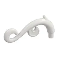 Curled Decorative Ornament with Bar