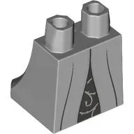 Hips and Legs Under Dress/Robe with Black Under-Dress print