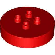 Duplo Brick Round 4 x 4 with 4 Studs