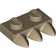 Plate Special 1 x 2 with Three Teeth [Tri-Tooth]