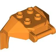 Plate Special, 2 x 2 Studs and Handle, Closed Ends (Mech Chest Plate / Armor)