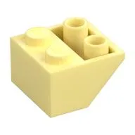 Slope Inverted 45° 2 x 2 [Round Hollow Bottom Pin, Bar-sized Stud Holes]