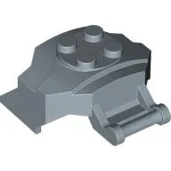 Large Figure Cover 4 x 3 x 2 with Bar, 4 Studs, Ridged