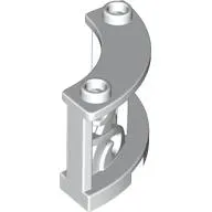 Fence Decorative 3 x 3 x 2 Quarter Round with 2 Studs