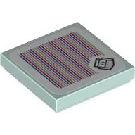 Tile 2 x 2 with Ice Bro and Barcode Print (Sticker)