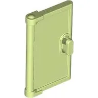 Door for Window Frame 1 x 4 x 3, Semicircular Handle Holes on Back