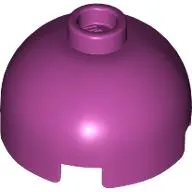Brick Round 2 x 2 Dome Top, Vented Stud