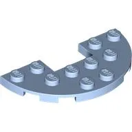 Plate Round Half 3 x 6 with 1 x 2 Cutout