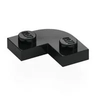 Plate Round Corner 2 x 2 with 1 x 1 Cutout
