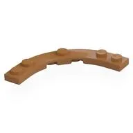 Plate Round Corner 5 x 5 with 4 x 4 Round Cutout