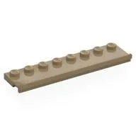 Plate Special 2 x 8 with Door Rail