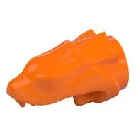 Animal / Creature Body Part, Snake / Dragon Head Upper Jaw with 3 Ridges [Plain]