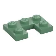 Plate 2 x 3 with 1 x 1 Cutout