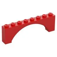 Brick Arch 1 x 8 x 2 Raised