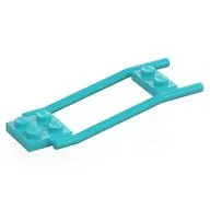 Animal / Creature Accessory, Horse Hitching, 1 x 2 Plate and 2 x 2 Plate [Studded]